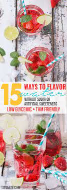 15 ways to flavor water without sugar