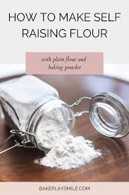 self raising flour with 2 ings