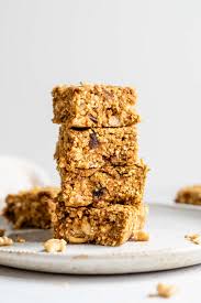 I've used both whey protein powder as well as plant based and they both work great in this recipe and result in delicious taste and texture! Baked Pumpkin Oatmeal Bars Running On Real Food