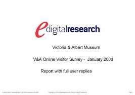 Museum V Amp A Visitor Survey â