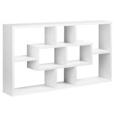 Wall Mounted Shelf 8 Cube Bookcase