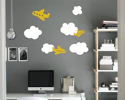 Airplanes Clouds Nursery Sticker