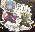 Stickers Nott the Best Detective Agency - Etsy