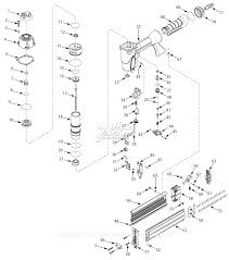 parts diagram for nail gun parts