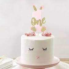 First Birthday Bunny Cake gambar png