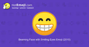 grin emoji meaning with pictures