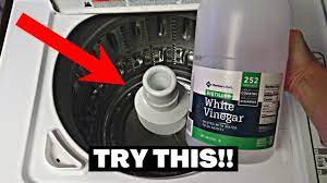 put vinegar into your washing machine