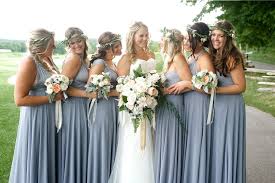 Dusty Blue Bridesmaid Dress Infinity
