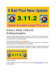 8 ball pool latest version 4.1.0. 8 Ball Pool Update By Serajbung15 Issuu