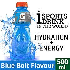 gatorade sports drink blue bolt
