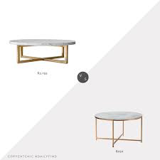 Here's how our restoration hardware surfboard coffee table turned out. Daily Find Restoration Hardware Torano Marble Round Coffee Table Copycatchic