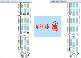 62 Studious Air Canada Plane Seating Chart 763