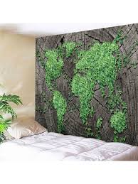 2021 stump plants world map wall art