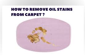oil stain removal from carpet