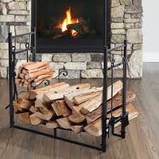 Outsunny 2 Tier Firewood Log Rack With