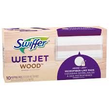 swiffer mopping pads wood