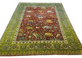 fine safavid hunting design carpet