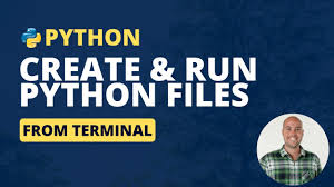 create and run a python script using