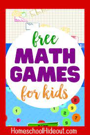 free math games for kids that don t