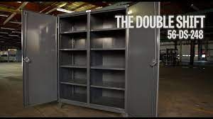 industrial storage cabinet double shift