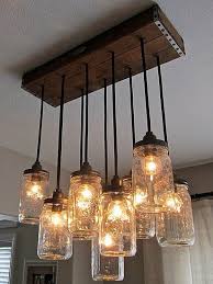 Mason Jar Chandelier This Would Be So Perfect Above Our Rustic Dining Table Now To Figure Out Primitive Home Decorating Mason Jar Chandelier Jar Chandelier