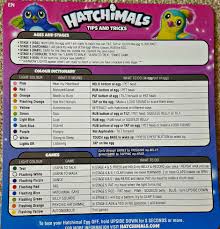 Reading The Hatchimals Eye Signals Toys Eye Color Chart