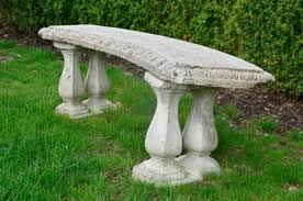 Neo Classical Curved Cast Stone Garden