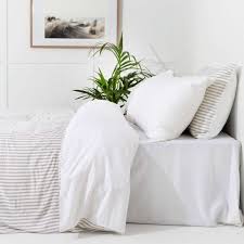 Bamboo Quilt Cover Set Silver Stripe