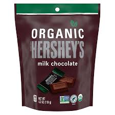 organic milk chocolate miniatures pouch
