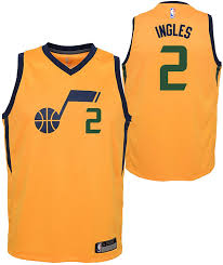 Joe ingles, expertly dodging a question on how donovan mitchell is looking in a basketball context: Amazon Com Joe Ingles Utah Jazz 2 Yellow Youth 8 20 Statement Edition Swingman Jersey Clothing