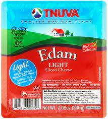 tnuva sliced edam light cheese 7 05