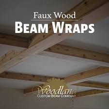 top wood wraps for exposed beams by