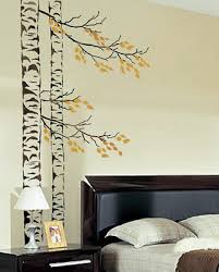 stencilit birch tree wall stencil
