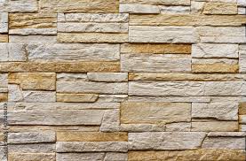 Texture Of The Stone Wall Panel Of