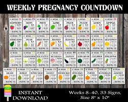 Baby Countdown Calendar Printable Printable Pregnancy Countdown