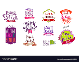 Welcome Back To School Labels