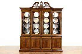 breakfront china cabinet