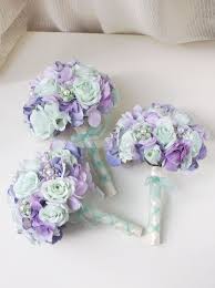 Apply it to traditional wedding design elements like florals, but be careful not to swamp the. Mint Lavender Flower Bouquet Purple Wedding Bouquets Wedding Mint Green Mint Wedding Decor
