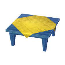 blue table new leaf crossing