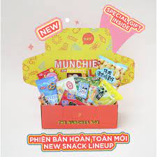 Hộp quà MUNCHIES bánh kẹo Nhật Bản - Quà xin lỗi, làm hòa cho người yêu,  bạn bè - Bộ quà tặng