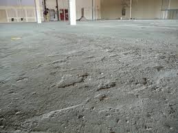 re an old concrete floor