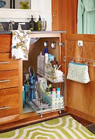 These absolutely brilliant bathroom storage hacks will transform your bathroom into a spacious spa with everything neatly organized and within you're free to do whatever you please with those extra inches, but the best thing you could do is build a small recessed cabinet for bonus bathroom storage. 19 Clever Ways To Organize Bathroom Cabinets Better Homes Gardens