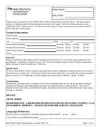 Ortho New Patient Medical History Questionnaire Pdf