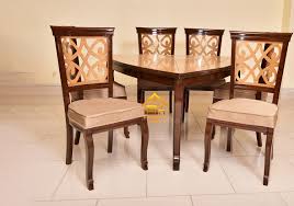 tri angular solid acacia wood table