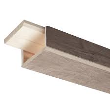 wood faux beam beamgray 5x3