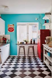 when creating a retro kitchen