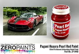 Pagani Huayra Pearl Red Paint 60ml Zp