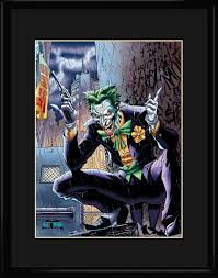 the joker dc comics framed limited