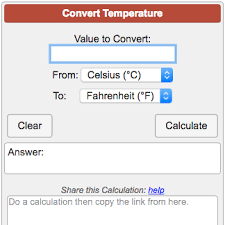 temperature conversion calculator