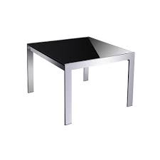 Forza Coffee Table Black Glass Top 600